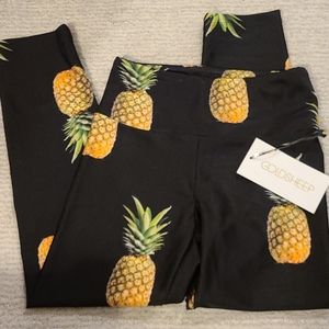 Goldsheep pineapple leggings